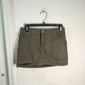 Wild Fable Olive Green Cargo Mini Skirt, size XS
